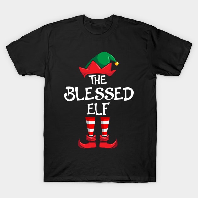 Blessed Elf Matching Family Christmas T-Shirt by hazlleylyavlda